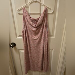 Eddie Bauer Pink Patterned Women's Sleeveless Dress